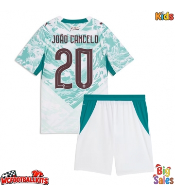 Portugal Joao Cancelo #20 Replica Away Stadium Kit for Kids World Cup 2026 Short Sleeve (+ pants)
